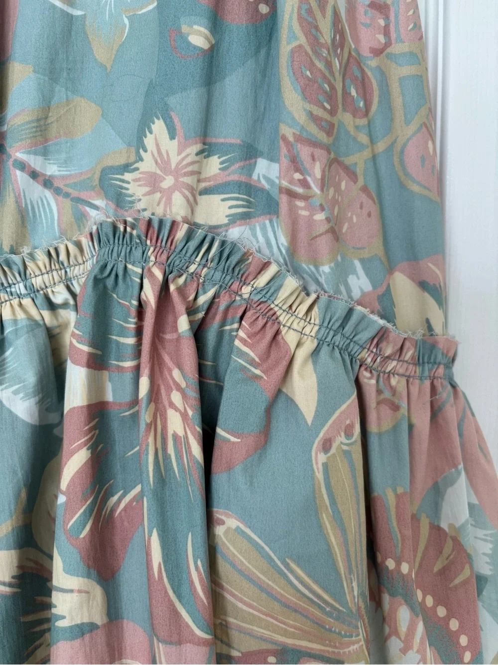 Free People Deserted Island Mini Dress in Saltwater Combo - Picture 2 of 4